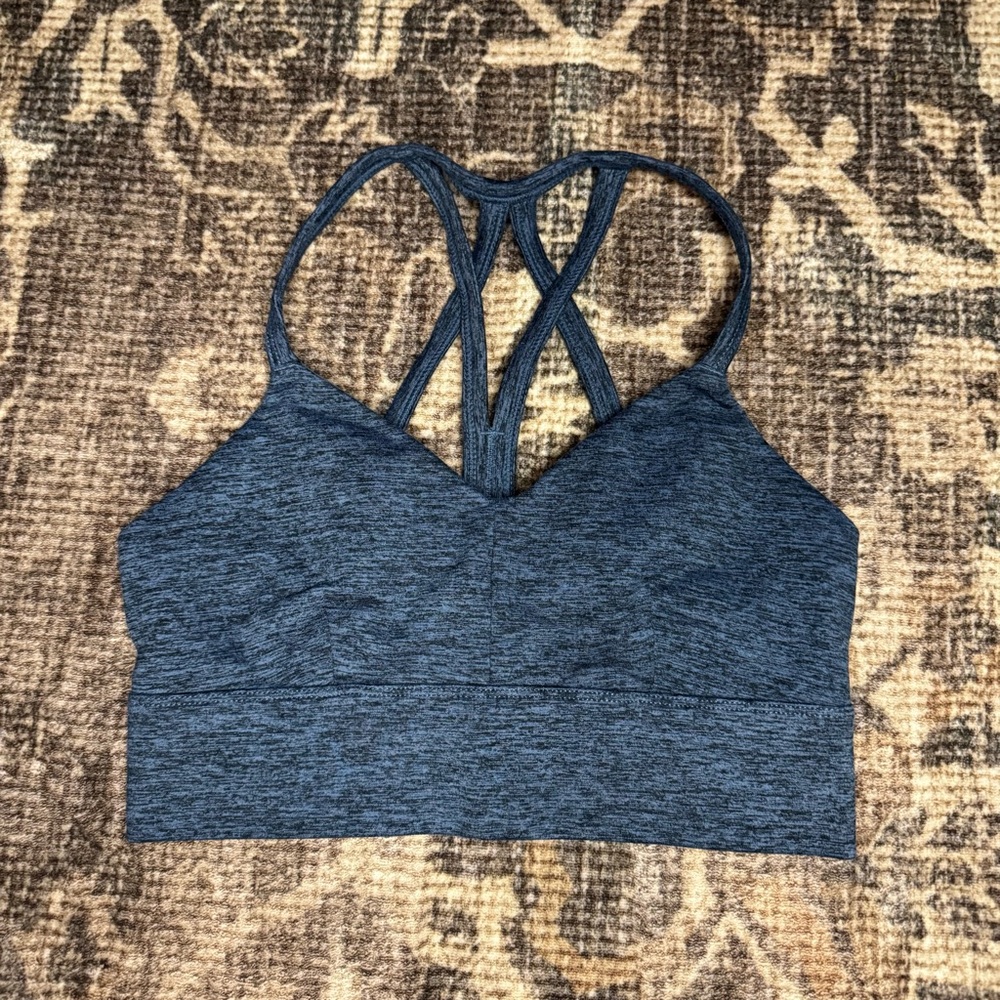 JoyLab Heathered Navy Sports Bra